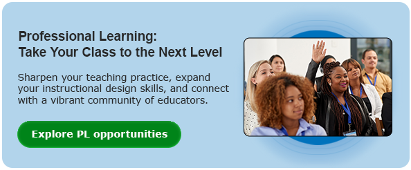 Professional Learning Ad